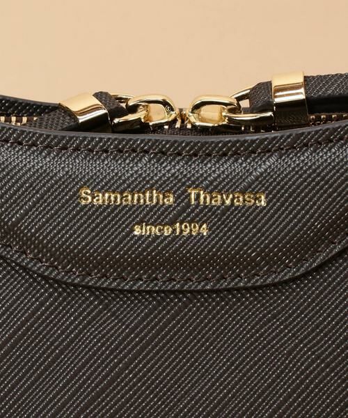Samantha Thavasa / サマンサタバサ ハンドバッグ | レザーバンブーハンドルバッグ 大サイズ | 詳細11