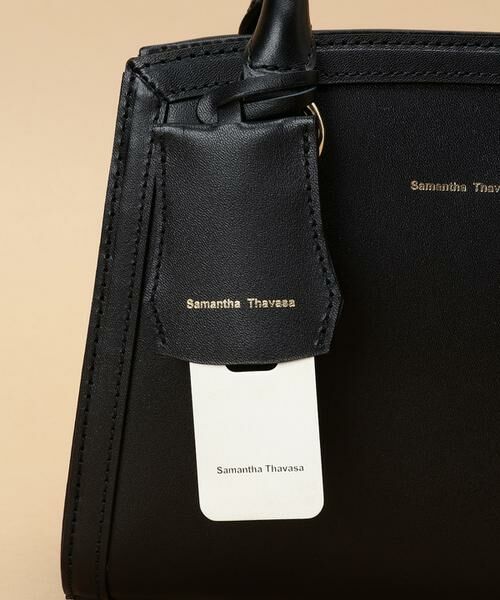 Samantha Thavasa / サマンサタバサ ハンドバッグ | サークル金具デザイン レザースクエアバッグ 小サイズ | 詳細5
