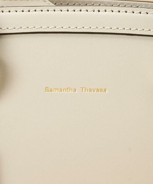 Samantha Thavasa / サマンサタバサ ハンドバッグ | サークル金具デザイン レザースクエアバッグ 小サイズ | 詳細18