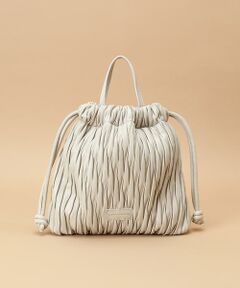 Samantha Thavasa / サマンサタバサ ハンドバッグ | プリーツ巾着バッグ