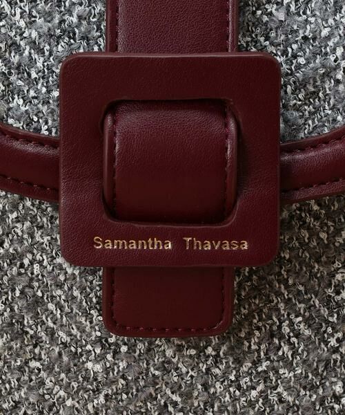 Samantha Thavasa / サマンサタバサ ショルダーバッグ | ツイードショルダーバッグ　縦型 | 詳細11