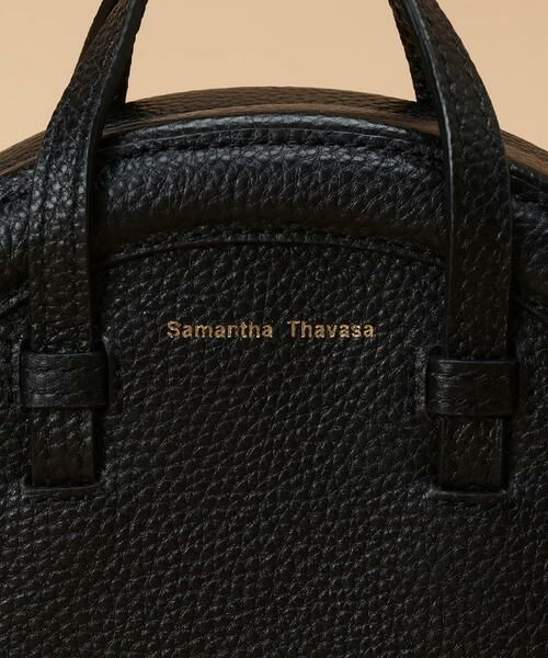 Samantha Thavasa / サマンサタバサ ショルダーバッグ | シンプルサークル型 レザーミニショルダーバッグ | 詳細5