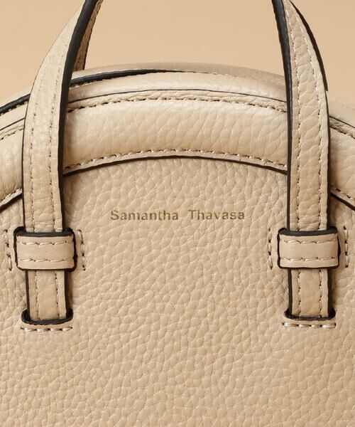 Samantha Thavasa / サマンサタバサ ショルダーバッグ | シンプルサークル型 レザーミニショルダーバッグ | 詳細18