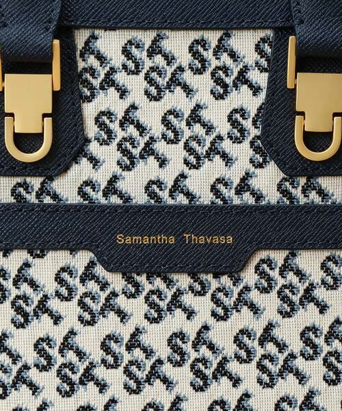 Samantha Thavasa / サマンサタバサ トートバッグ | ST Jacquard シルエット 縦型スクエアトートバッグ | 詳細23