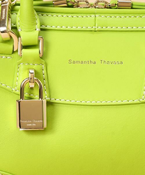 Samantha Thavasa / サマンサタバサ ハンドバッグ | イタリアンカーフレザー ボストンバッグ 小サイズ | 詳細11