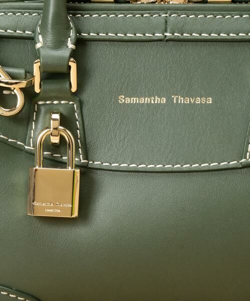 Samantha Thavasa / サマンサタバサ ハンドバッグ | イタリアンカーフレザー ボストンバッグ 小サイズ | 詳細17