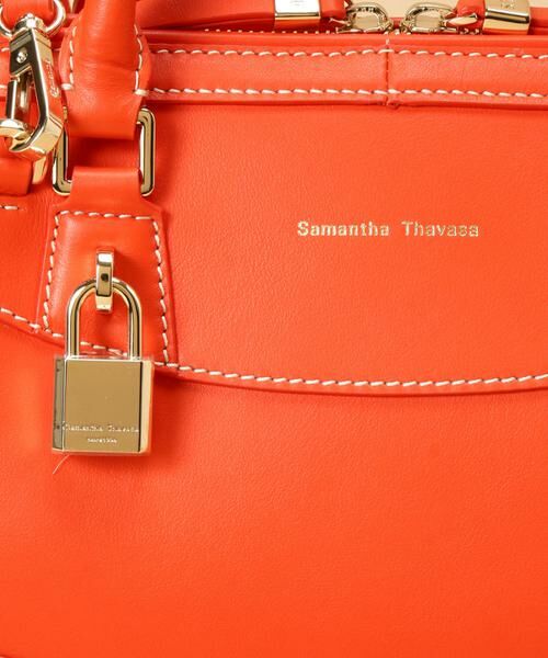 Samantha Thavasa / サマンサタバサ ハンドバッグ | イタリアンカーフレザー ボストンバッグ 大サイズ | 詳細5