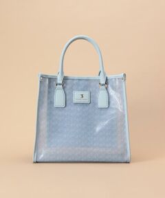 Samantha Thavasa / サマンサタバサ トートバッグ | ジャガードプリント チュールトートバッグ 小サイズ