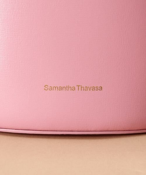 Samantha Thavasa / サマンサタバサ ハンドバッグ | [日韓共同企画]シンプルスプリットレザーバケットバッグ | 詳細11