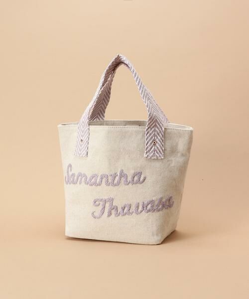 Samantha Thavasa / サマンサタバサ トートバッグ | ロゴリネントートバッグ 小サイズ | 詳細18