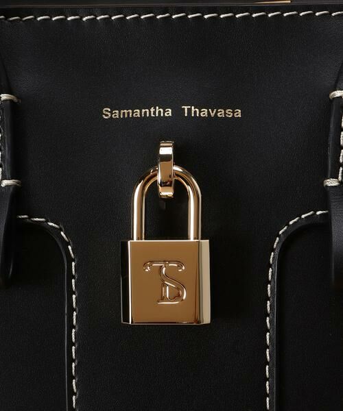 Samantha Thavasa / サマンサタバサ ハンドバッグ | ステッチデザイン レザーハンドバッグ | 詳細5