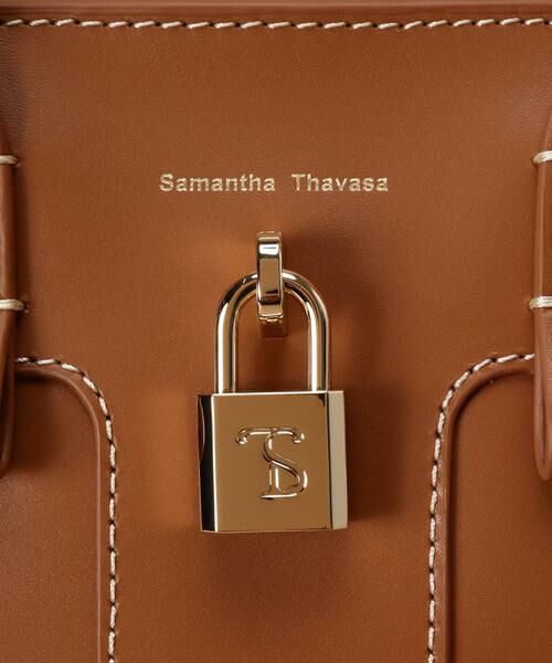 Samantha Thavasa / サマンサタバサ ハンドバッグ | ステッチデザイン レザーハンドバッグ | 詳細11