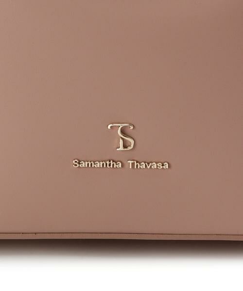 Samantha Thavasa / サマンサタバサ ハンドバッグ | ベルトデザイン レザーバケツ型ハンドバッグ | 詳細11