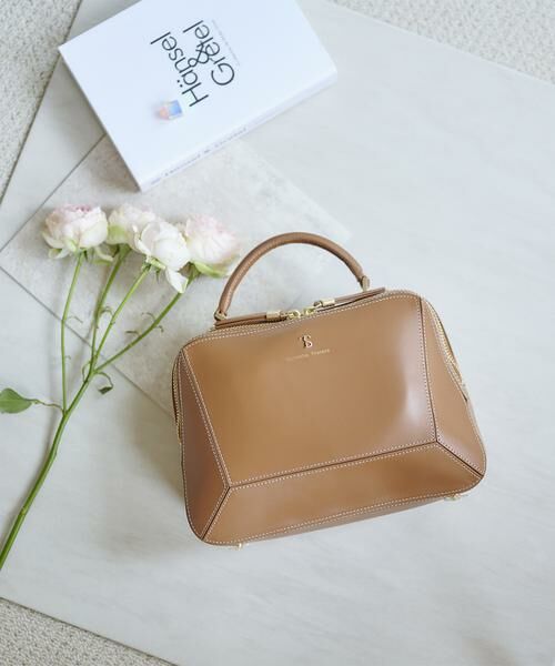 Samantha Thavasa / サマンサタバサ ハンドバッグ | パネルスプリットレザーワンハンドルバッグ | 詳細14