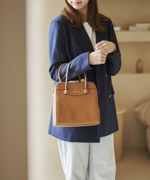 Samantha Thavasa / サマンサタバサ ハンドバッグ | スクエアシェプレザーハンドバッグ | 詳細14