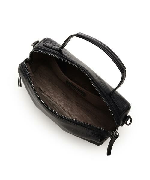 Samantha Thavasa / サマンサタバサ ハンドバッグ | クラックテクスチャー調レザーハンドバッグ 小サイズ | 詳細4