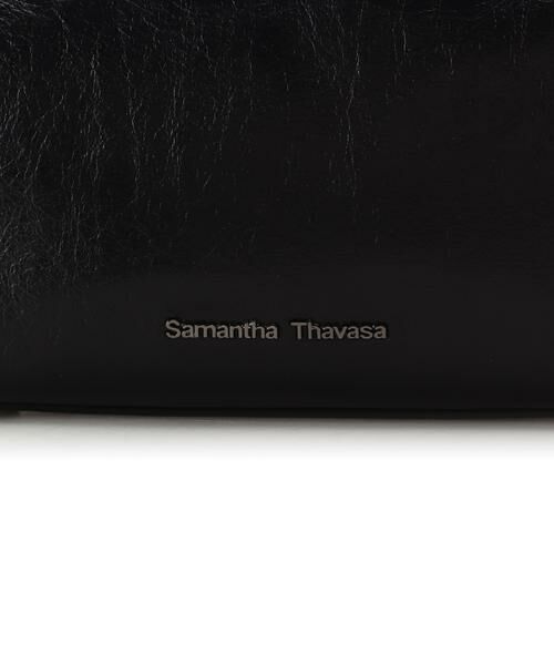 Samantha Thavasa / サマンサタバサ ハンドバッグ | クラックテクスチャー調レザーハンドバッグ 小サイズ | 詳細5