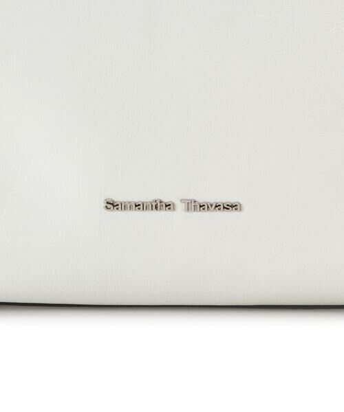 Samantha Thavasa / サマンサタバサ ハンドバッグ | クラックテクスチャー調レザーハンドバッグ 大サイズ | 詳細11