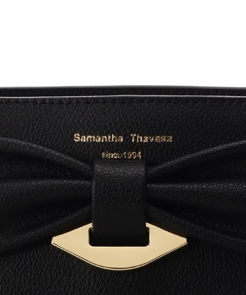 Samantha Thavasa / サマンサタバサ ショルダーバッグ | リボンモチーフ スプリットレザーショルダーバッグ | 詳細6