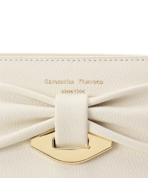 Samantha Thavasa / サマンサタバサ ショルダーバッグ | リボンモチーフ スプリットレザーショルダーバッグ | 詳細13