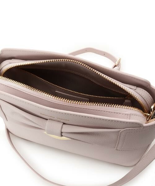 Samantha Thavasa / サマンサタバサ ショルダーバッグ | リボンモチーフ スプリットレザーショルダーバッグ | 詳細18