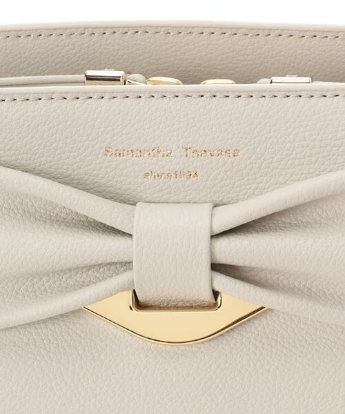 Samantha Thavasa / サマンサタバサ ショルダーバッグ | リボンモチーフ スプリットレザーショルダーバッグ | 詳細24