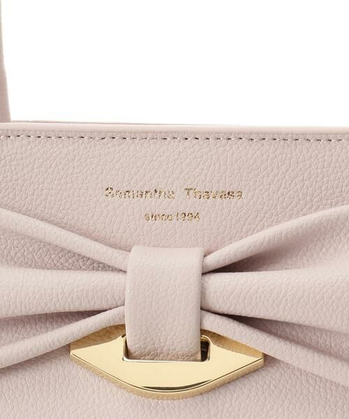 Samantha Thavasa / サマンサタバサ ハンドバッグ | リボンモチーフ スプリットレザーハンドバッグ | 詳細19