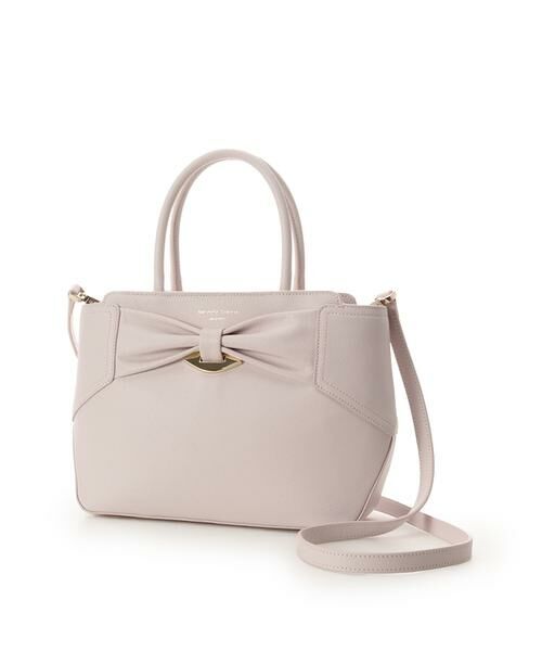 Samantha Thavasa / サマンサタバサ ハンドバッグ | リボンモチーフ スプリットレザーハンドバッグ | 詳細20