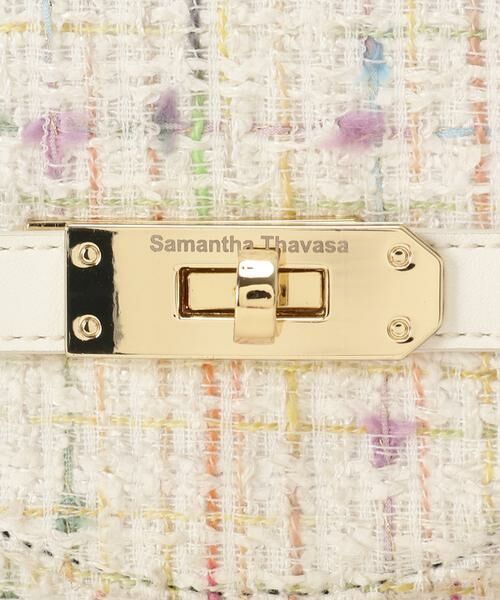 Samantha Thavasa / サマンサタバサ ショルダーバッグ | カラフルツイード ショルダーバッグ | 詳細11