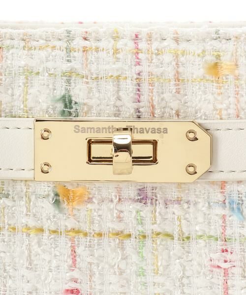 Samantha Thavasa / サマンサタバサ ハンドバッグ | カラフルツイード ハンドバッグ | 詳細12