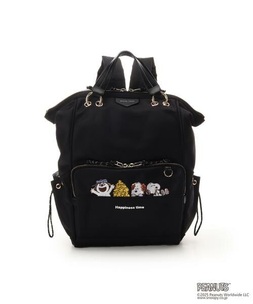 新品 サマンサタバサ♥スヌーピーコレクション ナイロンリュック／グレージュ サマンサタバサ Samantha Thavasa 「スヌーピー」コレクション