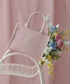 Samantha Thavasa / サマンサタバサ ハンドバッグ | [Newカラー]ステッチワークジャガード ハンドバッグ