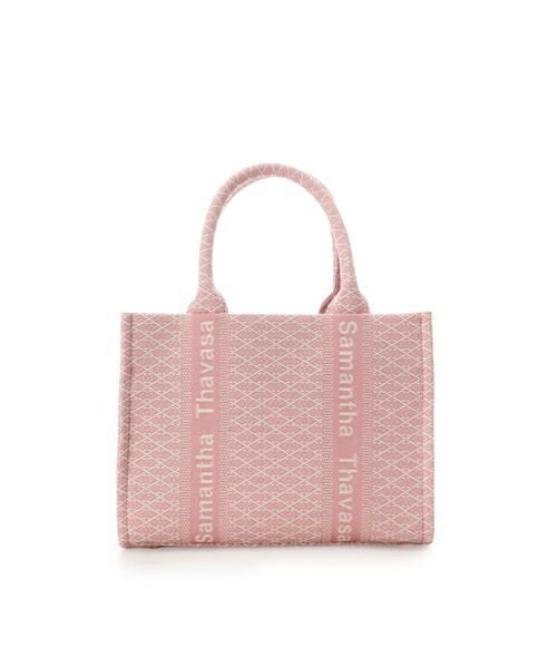 Samantha Thavasa / サマンサタバサ ハンドバッグ | [Newカラー]ステッチワークジャガード ハンドバッグ | 詳細9