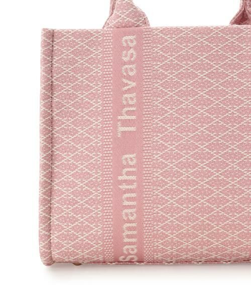 Samantha Thavasa / サマンサタバサ ハンドバッグ | [Newカラー]ステッチワークジャガード ハンドバッグ | 詳細12