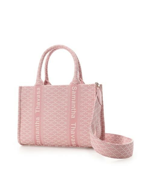 Samantha Thavasa / サマンサタバサ ハンドバッグ | [Newカラー]ステッチワークジャガード ハンドバッグ | 詳細13