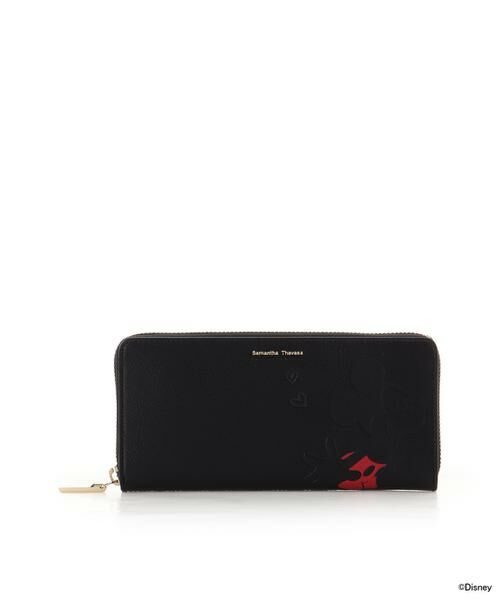 Samantha Thavasa/サマンサタバサ 「ミッキーマウス」&「ミニーマウス」コレクション 長財布 ブラック FREE Samantha Thavasa/サマンサタバサ 「ミッキーマウス」&「ミニーマウス」コレクション 長財布 ブラック FREE