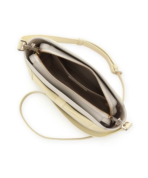 Samantha Thavasa / サマンサタバサ ショルダーバッグ | バイカラーリボンモチーフ スプリットレザーショルダーバッグ | 詳細9