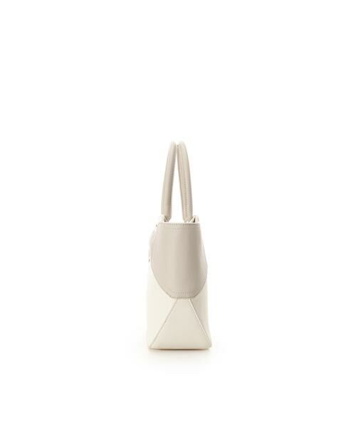 Samantha Thavasa / サマンサタバサ ハンドバッグ | バイカラーリボンモチーフ スプリットレザーハンドバッグ | 詳細2