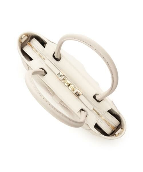 Samantha Thavasa / サマンサタバサ ハンドバッグ | バイカラーリボンモチーフ スプリットレザーハンドバッグ | 詳細4