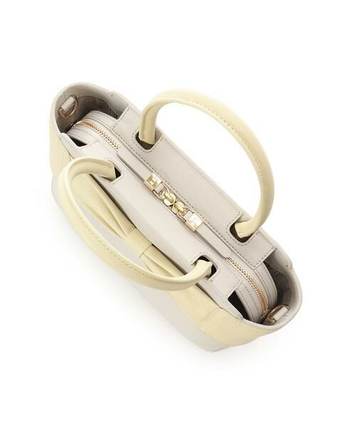 Samantha Thavasa / サマンサタバサ ハンドバッグ | バイカラーリボンモチーフ スプリットレザーハンドバッグ | 詳細12