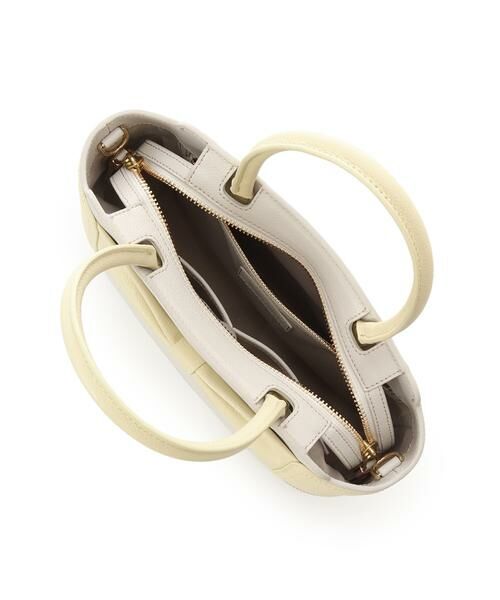 Samantha Thavasa / サマンサタバサ ハンドバッグ | バイカラーリボンモチーフ スプリットレザーハンドバッグ | 詳細13