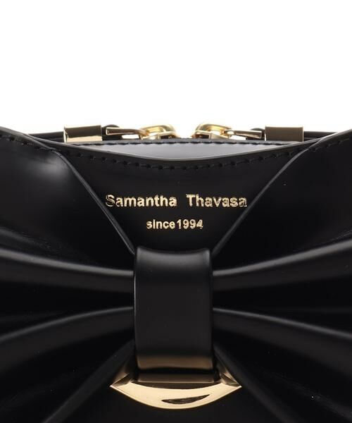 Samantha Thavasa / サマンサタバサ ショルダーバッグ | ドレープリボンレザーショルダーバッグ | 詳細5