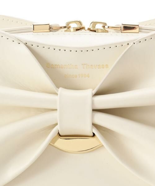 Samantha Thavasa / サマンサタバサ ショルダーバッグ | ドレープリボンレザーショルダーバッグ | 詳細12