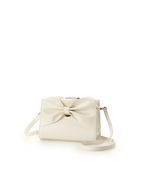 Samantha Thavasa / サマンサタバサ ショルダーバッグ | ドレープリボンレザーショルダーバッグ | 詳細13
