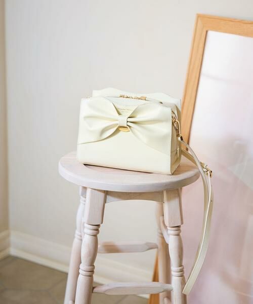 Samantha Thavasa / サマンサタバサ ショルダーバッグ | ドレープリボンレザーショルダーバッグ | 詳細14