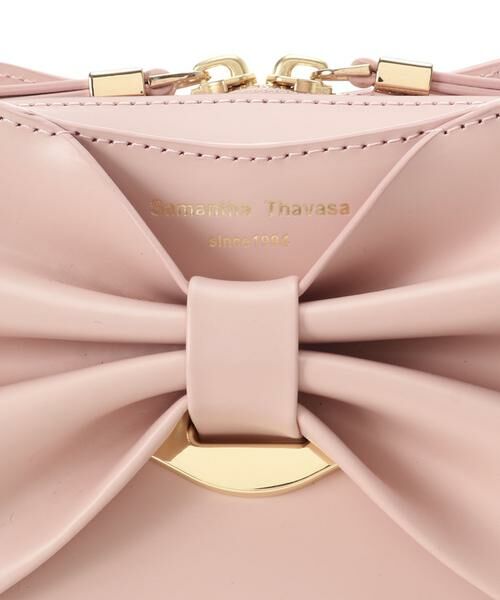 Samantha Thavasa / サマンサタバサ ショルダーバッグ | ドレープリボンレザーショルダーバッグ | 詳細21