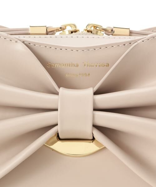 Samantha Thavasa / サマンサタバサ ショルダーバッグ | ドレープリボンレザーショルダーバッグ | 詳細28