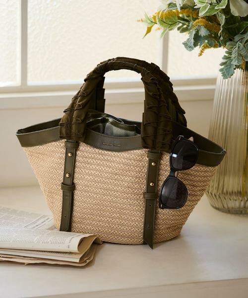 Samantha Thavasa / サマンサタバサ ハンドバッグ | 巾着付きフリルハンドルカゴバッグ | 詳細22