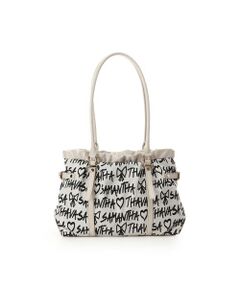 Samantha Thavasa / サマンサタバサ トートバッグ | スクリッタ柄 サマンサ ルプリュ・ミニョン トートバッグ[Revival Collection]