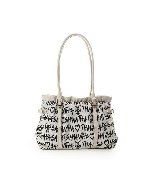 Samantha Thavasa / サマンサタバサ トートバッグ | スクリッタ柄 サマンサ ルプリュ・ミニョン トートバッグ[Revival Collection] | 詳細8